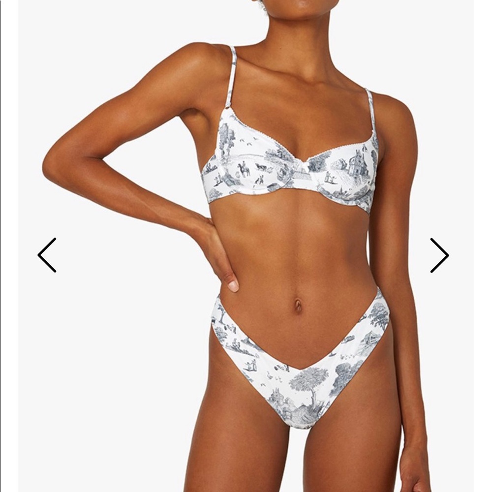 WeWoreWhat vintage toile top & bottom